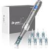 KOMEY SKIN Dr. Pen M8 Microneedling Pen - Derma Roller Ultima M8 senza fili con 22 cartucce per la crescita dei peli di viso, corpo, dispositivo professionale micro aghi (12 pezzi 16 pin, 10 cartucce a 42 pin)