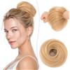 SEGO Pro Chignon Capelli Veri 100% Umani Chignon Finto Morbido Naturale per Capelli Corti e Fini Coda di Cavallo (#12/613 Marrone Oro/Biondo Chiarissimo,25g)