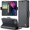 Rerzoiro Cover per iPhone 14 Plus Custodia Portafoglio [Blocco RFID] Premium Pelle PU Wallet Case Flip Libro con Porta Carte Slot Supporto Flip Case per iPhone 14 Plus, Nero