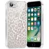 Custodia TPU Morbida Con Cuore E Glitter Per IPhone 7/8/SE 2020/2022 - Rosa