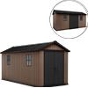 Keter Newton plus 7515/1575 - Casetta da giardino - Con porta doppia anta e finestre - 230x476x246 cm