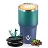 HoneyHolly Termos Caffè 600 ML, Tazza termica Riutilizzabili Prova di Perdite, Bicchiere Termico, Acciaio Inox 304, Travel Mug per Caffè Caldo e Freddo, Latte e Tè