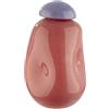 Gilde Vaso in vetro tipo Candy in vetro - rosa lucido - altezza 26 cm x diametro 16 cm - vaso decorativo soffiato a mano