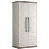 Keter Armadio alto in resina portascope excellence 54x89x182 cm beige tortora