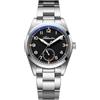 ADDIESDIVE Uomo Cronografo Orologio VH Sweep Secondo Movimento Numeri Arabi Marcatori 24 H Subdial Minimalista Nero Orologi