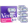 Gillette Venus Extra Smooth Swirl - Ricariche per lamette da donna, confezione da 6, 5 lame resistenti per offrire una rasatura extra liscia che dura