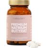 natu.care - Butirrato di sodio 1200 mg - Acido butirrico - Puro senza additivi - Alta qualità - Vegan - 90 Capsule