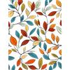 myforHD Carta da Parati Autoadesiva Fiore Foglia Vintage Decorativo Sfondo 44cmx300cm Carta da Parete Adesivo Vinile Soggiorno Camera Da Letto Bagno