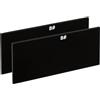 PATIKIL 2pz Saldatura Telo Ombra 8 Vetro 4-1/4x 2 Nero Oscuranti Piastre | Temprato Vetro, Filtranti Coperture Sostituzione, per Casco Saldatura Cappuccio