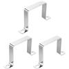 QUARKZMAN 3pz Morsetto a Sella a U, 70x70mm Fascette Stringitubo in Acciaio Inossidabile 304 Morsetti per Tubi per Porta Battente Chiusa Supporto Barra per Fissare Condutture Cavi