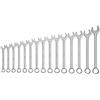 Famex 10345-15 - Set di chiavi ad anello, 15 pezzi
