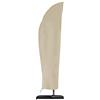 LZQpearl Copertura Ombrellone Impermeabile, Resistente Tessuto Antistrappo Resistente All'ombrello Copertura Per Ombrellone A Sbalzo Extra Grande, Impermeabile, Antivento, Anti-UV (Beige,280*30*81*45CM)