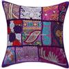 Stylo Culture Etnico Fodere Per Cuscini 30x30 cm Piccola Decorativi Sedie Divano Astratto Patchwork Vintage Viola Quadrato Chiusura Della Busta 12x12 pollici Federe Per Cuscino Camera Da Letto - 1 pz