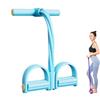 VAWSVOCS Fasce Resistenza Fitness-Pedale A 6Tubi Caviglie,Corda Elastica di Trazione Multifunzione,Attrezzatura Per Allenamento Flessibilità Con Maniglie Ideale Per Viaggi Casa Palestra Stretching (blu)
