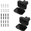 BTFO 2pz Connettori Rapidi per Cavi da 50A con Supporto e Tappo, 12-6 AWG Connettore Rapido Batteria 12V-36V Spina SB50 Impermeabile per Auto Camper Verricello Barca Rimorchio ATV (Nero)