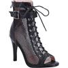 Yekdmxop Scarpe Donna Tacco Alto Bianco Women's Heeled-Sandals in Rete Tacchi Heels Dance Scarpe da Ballo Latino Americano Scarpe Sexy Donna Nero Moda Sandali Stivali Eleganti Tacchi a Spillo 7 cm