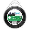 Cellfast Filo Da Taglio Fil De Débroussailleuse Renforcé Per Decespugliatori E Tagliaerba Filo Per Decespugliatore Premium Cercio 2,4 mm 90 m