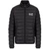 Emporio Armani EA7 Piumino Senza Cappuccio packable Core Identity da Uomo - 8NPB01 (5XL, Nero/Logo Argento)