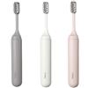 Luxvara 3 Pezzi Spazzolino da Viaggio, Spazzolini da Denti Pieghevoli, Spazzolini da Campeggio a Casa con Setole Morbide per Gengive Sensibili, Cura Dentale per Adulti Bambini (Bianco, Rosa, Grigio)