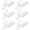 Makoto Nobu 6 PCS Bite Notturno Automodellante, Comodo Paradenti Automodellante dei Denti, Denti Bocca Guardia, Mouth Guard Teeth Per Uomo, Donna