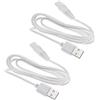 EMSea Cavo di ricarica USB per rasoio, compatibile con Finishing Touch Flawless Legs Razor Replacement Ladies Legs Razor Charger Cord 5 V 1 M cavo di alimentazione bianco