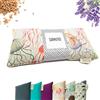 Sakito Cuscino Termico Microonde (25x12 cm) - Cuscino Riscaldabile Naturale per Dolori Mestruali - Utilizzo Caldo o Freddo - Elevata Ritenzione del Calore - Tessuto di Qualità - Profumo di Lavanda