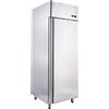 METRO Professional Frigorifero GRE2700, acciaio inox, 3 ripiani regolabili, sbrinamento automatico, refrigerazione ventilata, 455 l, 220 W, con serratura, argento