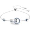 Swarovski Dextera Collezione Bracciale, Placcato rodio, Blu