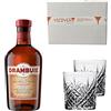 Generico Drambuie Liquore di Whisky, Miele e Spezie 40% Vol. 1 Litro - Due Bicchieri In Vetro da 300 ml