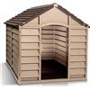 Starplast Cuccia per cani di taglia grande: 1 cuccia in plastica per esterni, resistente alle intemperie e all'acqua, facile da montare, 85 x 83 x 82 cm, 2 opzioni di colore 50-701