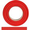 ME:NaMa Nastro sbieco in 100% cotone - 10 m x 25 mm (piegato) - Nastro di alta qualità - Nastro sbieco - Ideale per cucito fai da te - Prodotto in Belgio su un rotolo (rosso)