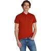 Tommy Hilfiger Uomo Maglietta Polo Maniche Corte Baseball Slim Fit, Rosso (Dark Magma), XS