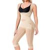 Nebility Body Contenitivo Modellante Curvy Donna, Body Intimo Snellente a Gamba 3/4, Effetto Push-Up Vita Stretta e Glutei Sodi, Shapewear per Pancia Piatta Nero S