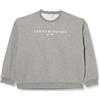 Tommy Hilfiger Donna Felpa Regular Senza Cappuccio, Grigio (Medium Grey Heather), 52
