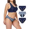 Neione Donna Mutande Mestruali Slip Ciclo Mestruale Assorbenti Post Parto Mutandine Brasiliana Modal Pacco da 3 Mosaic L
