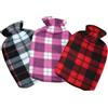 HOUSE COLLECTION (HSC) Borsa d'acqua calda da 2lt in PVC decorazione Scozzese