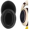 Geekria QuickFit - Cuscinetti auricolari di ricambio compatibili con cuffie Sennheiser HD555, HD518, HD515, HD560s, HD558, HD559, HD569, HD579, HD589, colore nero