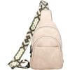 Long Keeper Zaino Monospalla Pelle per Donna Uomo Piccolo Borsa Monospalla Donna Pelle per Cellulare Viaggio Zainetto Marsupio Piccolo Sling Bag Unisex