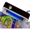 O&W Security Rivelatore banconote false portatile con lampada UV tascabile 4 Watt verificatore soldi falsi con torcia