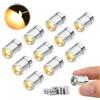 DIELIANHUA 10 Pezzi Mini Luce LED, Mini Luci LED a Batteria, Micro Luci LED, Luce LED Piccola, LED Decorative per Modello in Miniatura, Vetrine, Mattoncini Giocattolo, Fai Da Te, Albero di Natale