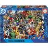 Educa - Puzzle 1000 pezzi Justice League Extreme | Puzzle supereroi | Misura 68x48 cm | Include colla Fix | Per adulti 14+ (20267)