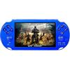 CZT Console per Videogiochi 4,3 pollici 8GB 2100 Giochi Retrò Gratuiti Console da gioco Portatile Simulatori multipli Uscita Video/Musica/TV I Giochi Possono Essere Salvati Regalo di Natale(blu)
