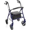 p age Rollator Deambulatore Girello per Anziani per Esterno modello TETI colore Blu