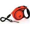 flexi Guinzaglio avvolgibile a nastro Xtreme arancione, 3 m - XS: fino a 15 kg