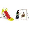 Smoby Altalene E Dondoli Dolce Altalena 6 Mesi 7600310046 & Scivoli Scivolo Ks Water Fun 2 Anni 7600310262, 159 X 100 X 68