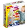 QUERCETTI Spiral Tower Super, Pista Biglie per Bambini con 7 Spirali e 1 Base Stabile, Gioco Educativo per Bambini 1+, Stimola Coordinazione e Motricità Fine, Giocattolo Creativo in Multicolore