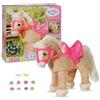BABY born Il Mio Cavallo Cutie - Peluche con suoni e funzione di camminata - Include sella, briglie e pin decorativi - Funziona a batterie - Adatto ai bambini dai 3 anni in su