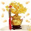 Oneroomone Albero dei Soldi Bonsai Feng Shui, Albero Fortunato D'oro, Albero dei Soldi Feng Shui, per la Casa, l'ufficio, la Decorazione del Negozio