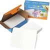 Funto Biglietti e buste bianche ad acquerello, 50 biglietti, 12,7 x 17,8 cm, 1300 g/m簡, bianco, senza acidi, carta pesante per tutte le occasioni