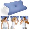 Syvory Cuscino Per Cervicale,3 in 1 Cuscino memory foam cervicale,Cuscino Ortopedico per Dormire sul lato e sulla schiena Sulla Stomaco,Lavabile Federa,65 x36 x 13cm